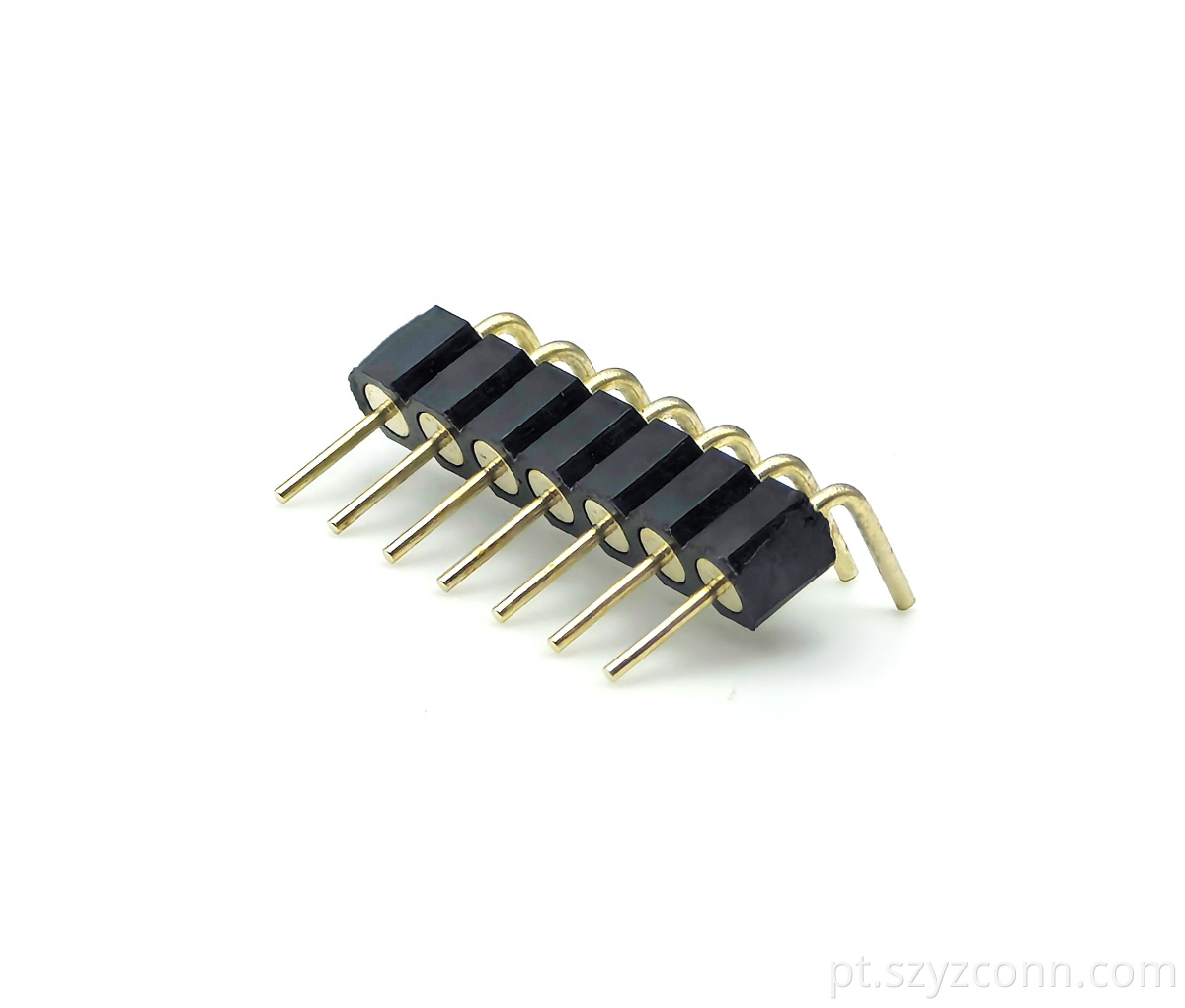 Cabeçalho de pino usinado de 2,54 mm H3,2 mm 2.54mm machined pin header H3.2mm